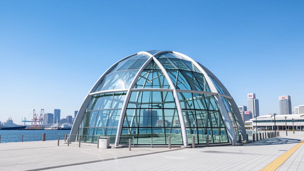 Aquarium exterior at Osaka harbor